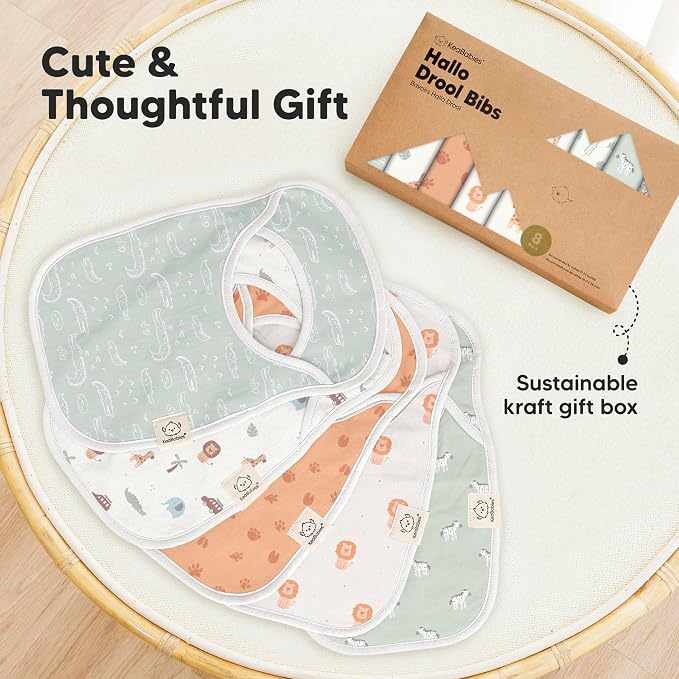 8-Pack Baby Bibs for Boys, Girls - Image 9