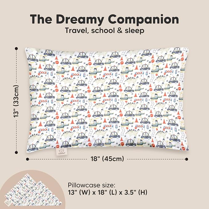 Toddler Pillow with Pillowcase - Image 3