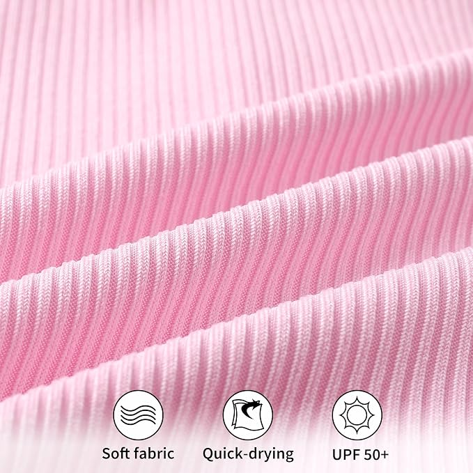 YOUNGER TREE Infant Baby Girls Swimsuit Long Sleeve Swimsuits One Piece - Image 5