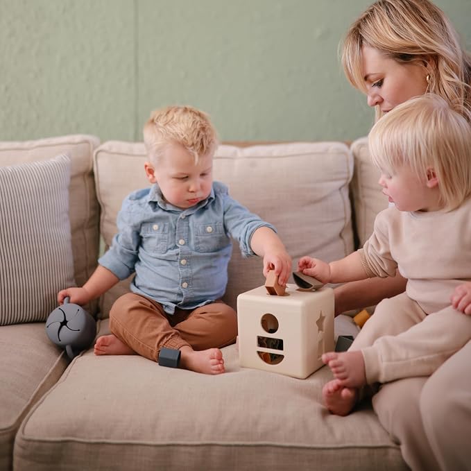 mushie Silicone Snack Cup | Spill Proof Food Container - Image 3