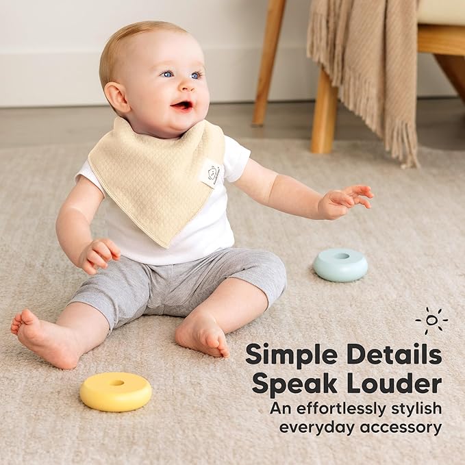 KeaBabies 8-Pack Bandana Bibs for Baby Girls, Boys - Image 6