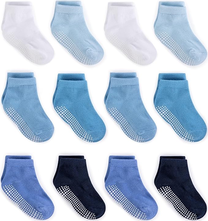 Zaples Baby Non Slip Grip Ankle Socks by ZAPLES
