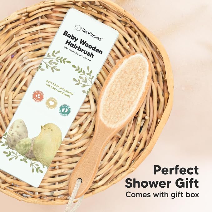 Wooden Baby Hair Brush - Image 9