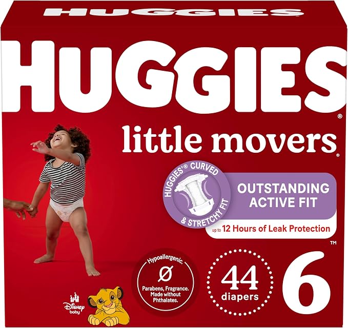 Huggies Size 6 Diapers, Little Movers Baby Diapers, Size 6 by Huggies%C2%AE