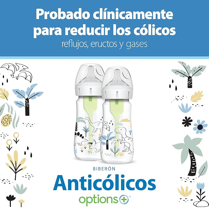 Dr. Brown's Natural Flow® Anti-Colic Options+™ Wide-Neck Baby Bottle Designer - Image 10