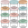 KeaBabies 12pk 4oz Glass Baby Food Containers by KeaBabies