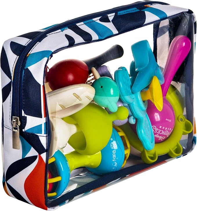 TSA Approved 5-Piece Diaper Bag Organizer Pouch Set Clear Waterproof TPU Kids - Image 6