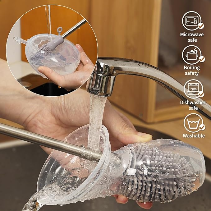 haakaa Manual Breast Pump for Breastfeeding 4oz/100ml and Shell Wearable Manual - Image 8