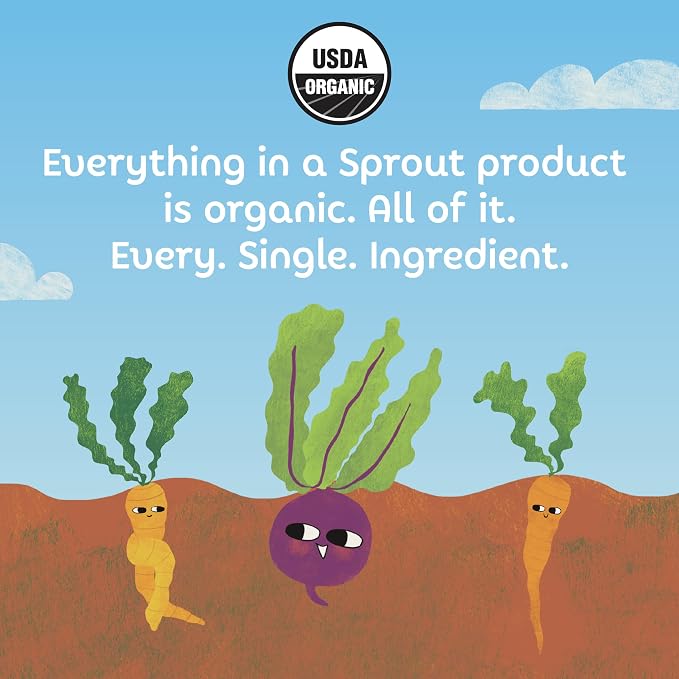 Sprout Foods Inc Organic Baby Food Toddler Snacks Crinklez, Cheesy Spinach - Image 7