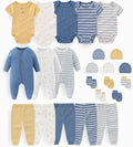 Unisex Baby Boy Girl Clohtes Pants Sets 23 pack Cotton Casual New born Clothing by JELYLOVE