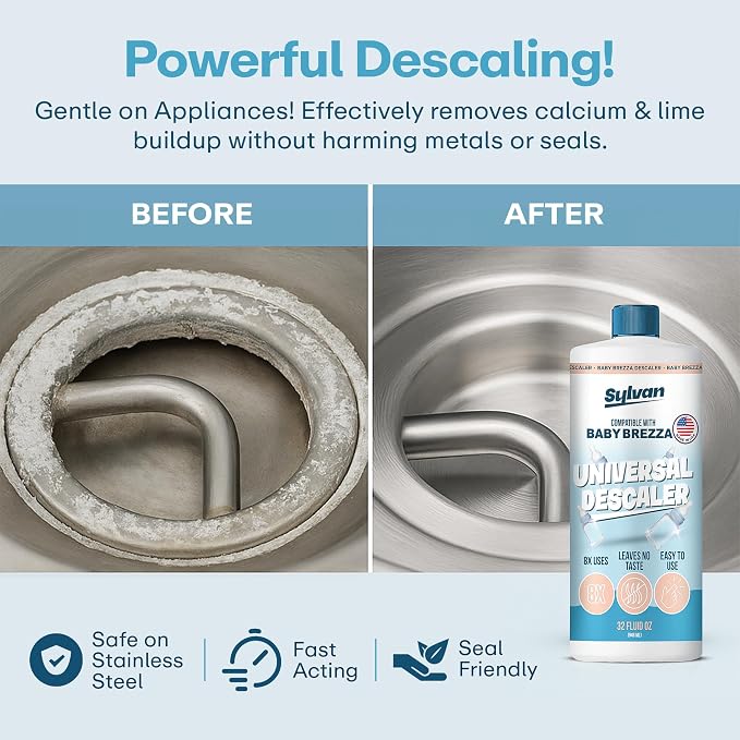 Descaler Compatible with Baby Brezza Machines | 32 Oz | 12 Month Supply | US - Image 6