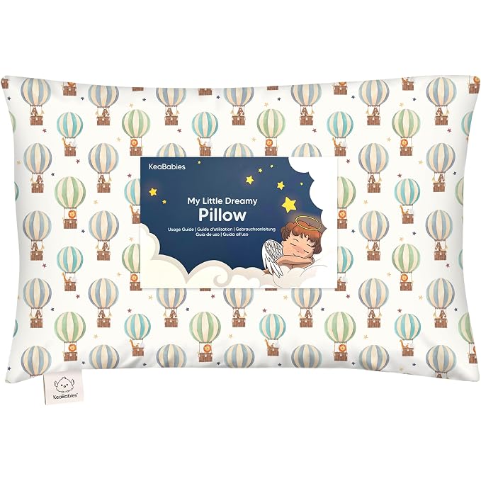 Toddler Pillow with Pillowcase by KeaBabies