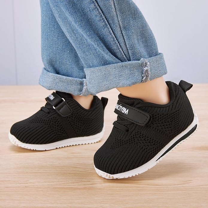 BMCiTYBM Baby Boy Girl Shoes Breathable Mesh Walking Shoes Lightweight Non-Slip - Image 2