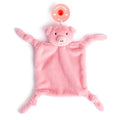 Pacifier Holder with Detachable Pacifier by Bella Tunno, Soft Animal Lovey by BellaTunno