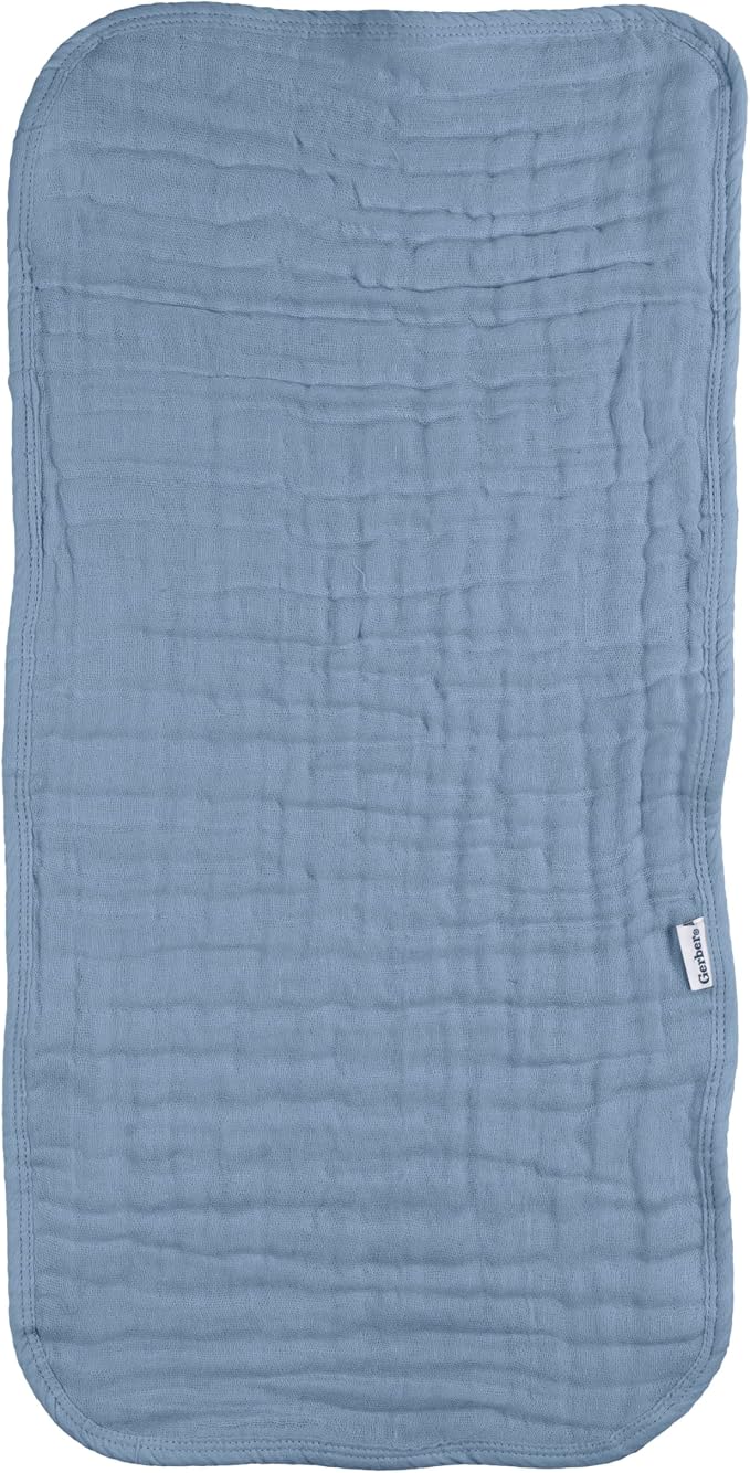 Gerber Baby Unisex Muslin Burp Cloths 6-Pack, Large Size 20" x 10" - Image 8