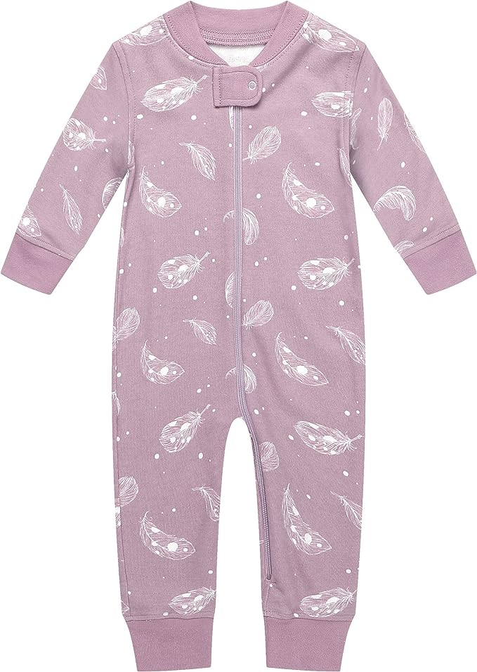 Owlivia Organic Cotton Baby Boy Girl Zip up Sleep 'N Play Pjs, Long Sleeve by Owlivia