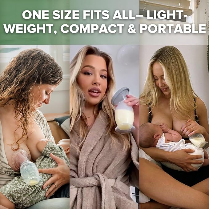 haakaa Manual Breast Pump & Silicone Cap Combo - Image 3