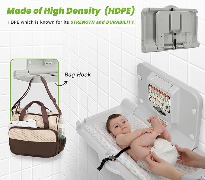 Alpine Wall Mounted Baby Changing Station - Image 4