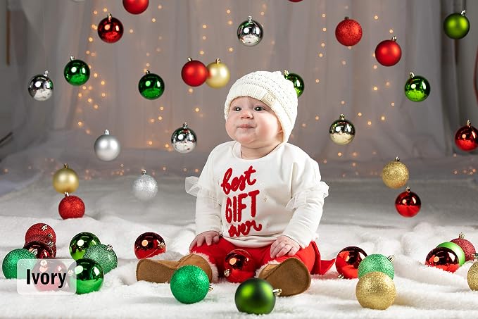 Funky Junque Baby Winter Hat – Cute Newborn Hats, Cozy Warm Infant Beanie - Image 4