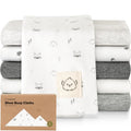 Organic Burp Cloths Baby Boy, Girl by KeaBabies