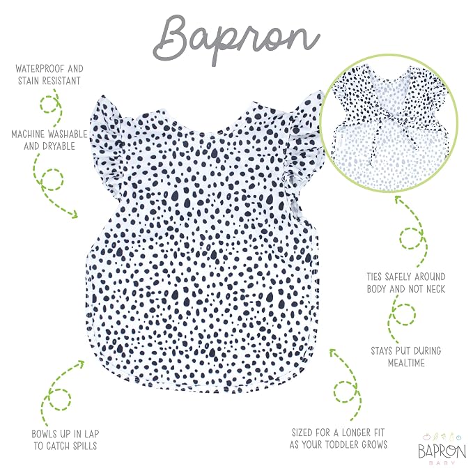 BapronBaby Flutter Organic Dot Bapron - Image 2
