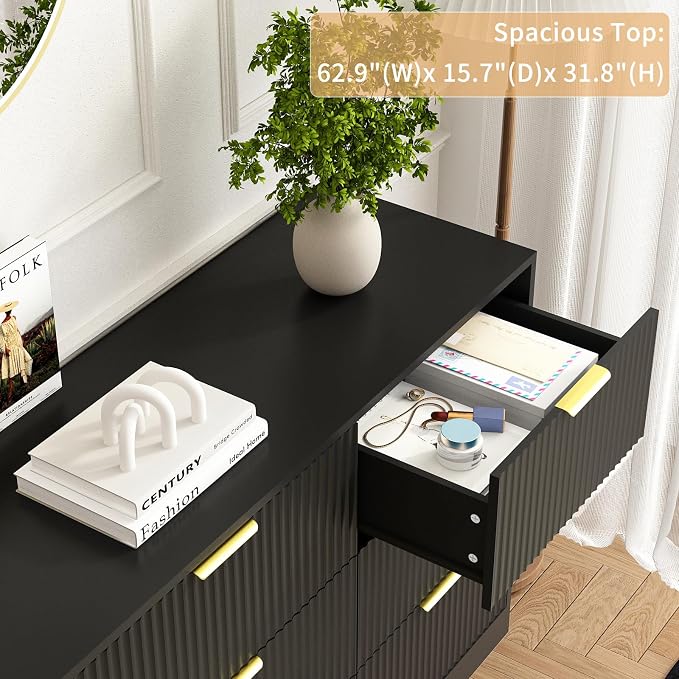 9 Drawer Dresser for Bedroom - Image 6