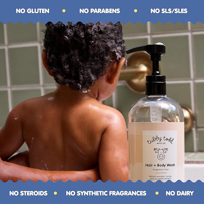 TUBBY TODD's Baby Body Wash & All Over Ointment Eczema Set - Image 5