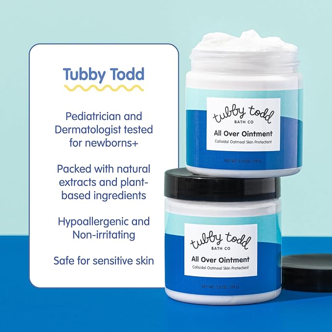 TUBBY TODD's Baby Body Wash & All Over Ointment Eczema Set - Image 4