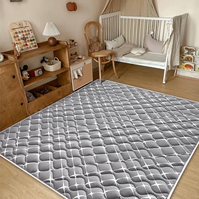 Baby Play Mat - 6ft X 4ft, Premium Thicker Foam One-Piece Crawling Mat - Image 6