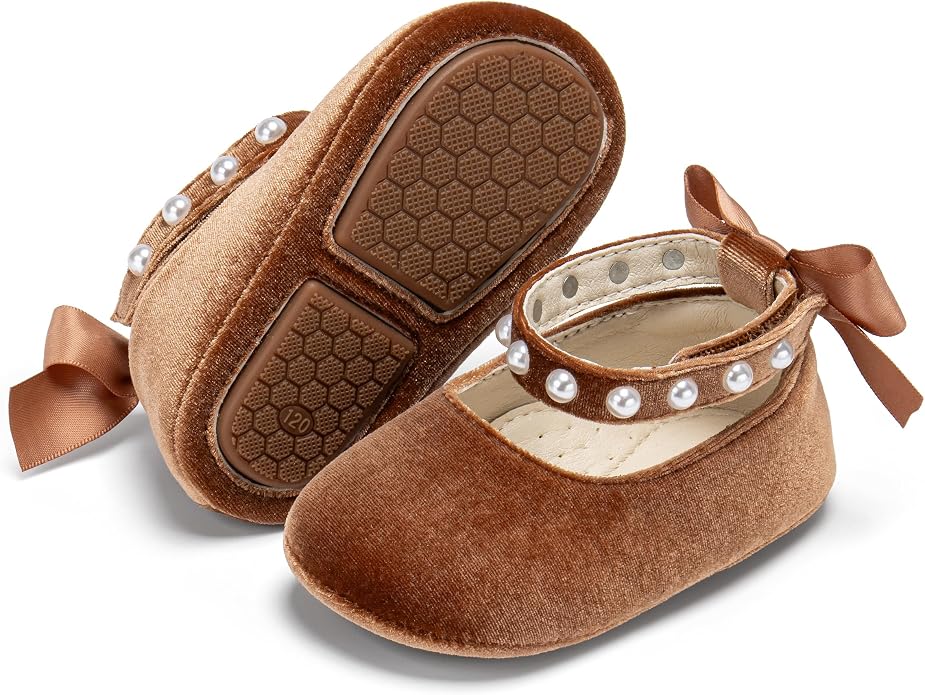 Baby Girls Mary Jane Flats by PHIRAMIN