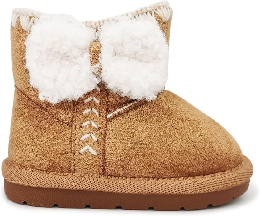 Baby Boots Winter Snow Booties Infant Boys Girls Outdoor Warm Shoes - Image 3