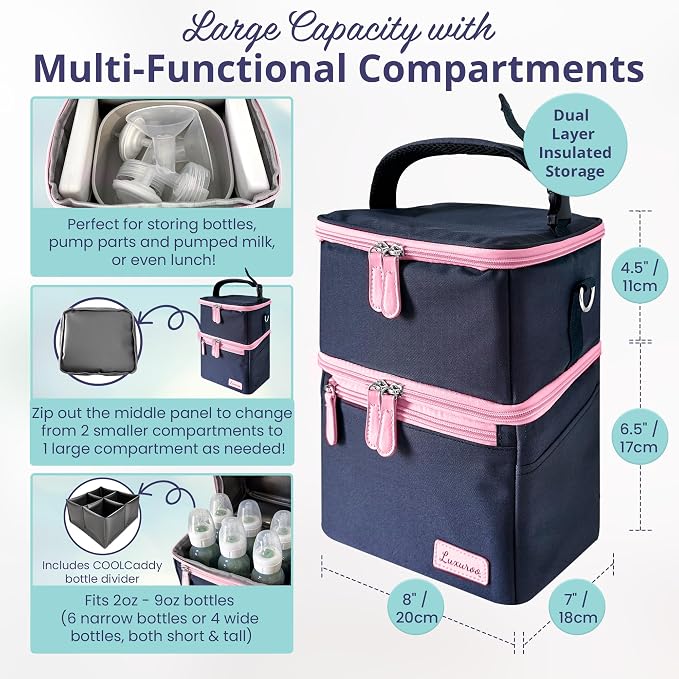 Cool Insulated Breast Milk Cooler Bag - Image 2