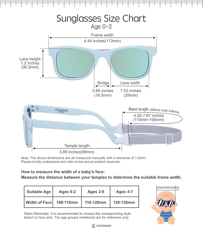 COCOSAND Flexible Baby Sunglasses - Image 5