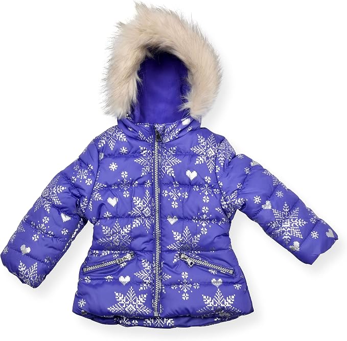 Arctic Quest Little Girls Bib Snow Pants and Ski Jacket Water-Resistant Snowsuit - Image 3
