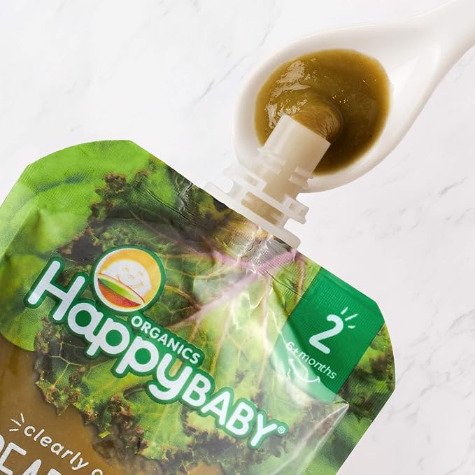 Happy Baby Organics Stage 2 Baby Food Pouches, Gluten Free, Vegan & Healthy - Image 5