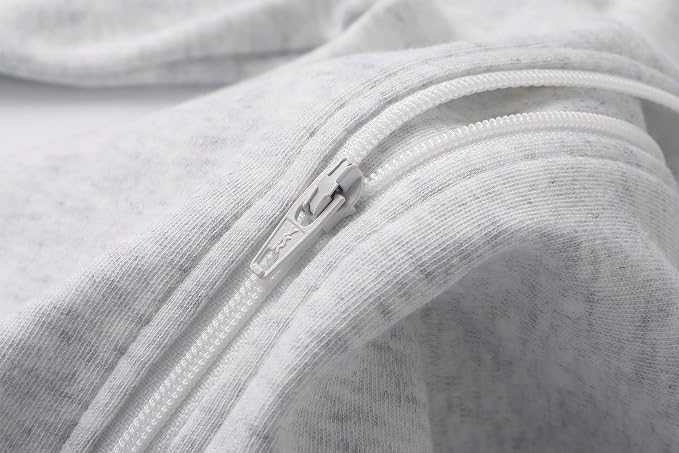 O2 BABY Baby Boys Girls Organic Cotton Zip-Front Sleeper Pajamas, Footed Sleep - Image 5