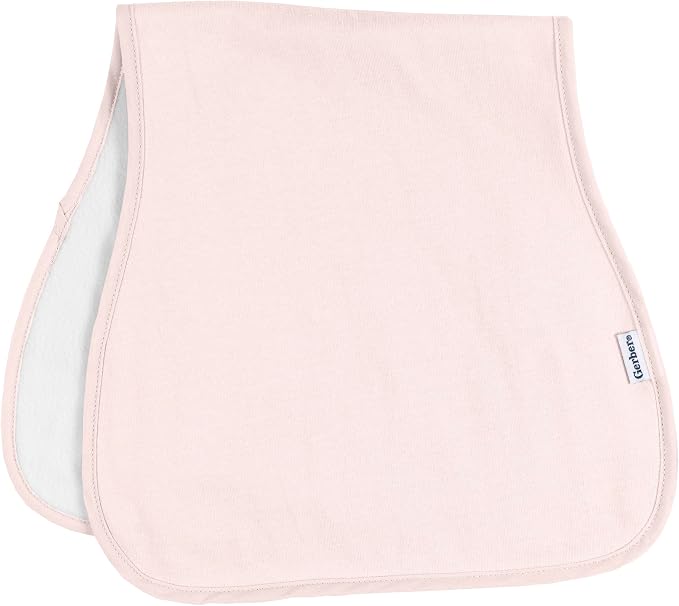 Gerber Baby Unisex Burp Cloths 5-Pack, Size 10.5" x 21" - Image 7