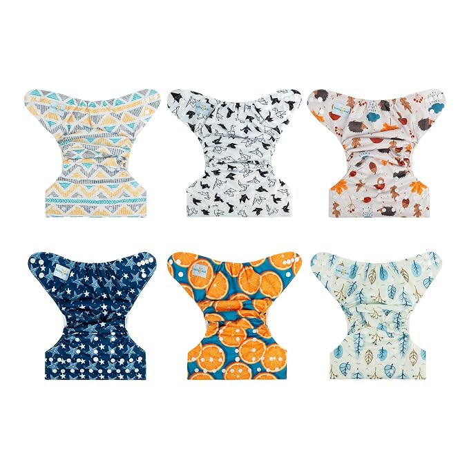 babygoal Cloth Diaper Covers 6 Pack - Image 2