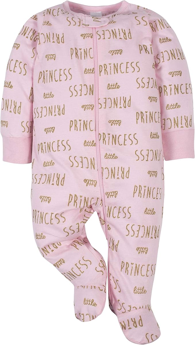 Gerber Baby Girls 4 Pack Sleep 'N Play Footie - Image 4