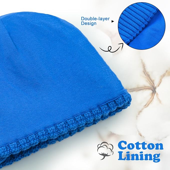 Toddler Boy Winter Beanie Baby Knit Hat Warm Girl Beanies Newborn Cute Hats - Image 4