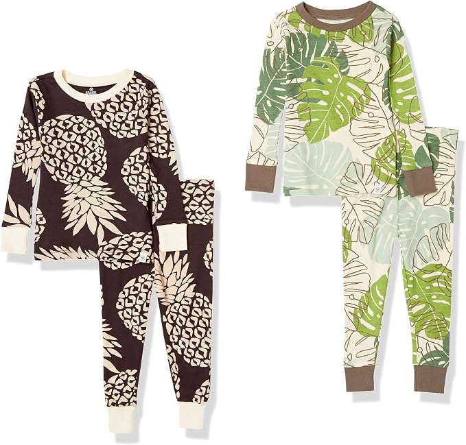 HonestBaby 4 Piece Pajamas Sleepwear Pjs 100% Organic Cotton by HonestBaby