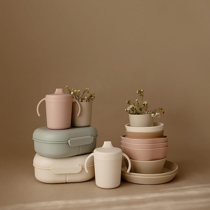 mushie Trainer Sippy Cup | Made in Denmark | Leak Resistant Twist-Off Lid & - Image 6