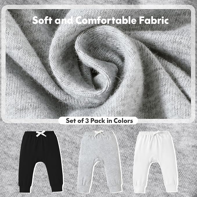 DREAM BUS Pack of 3 Toddler Jogger Pants - Image 5