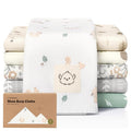 Organic Burp Cloths Baby Boy, Girl by KeaBabies