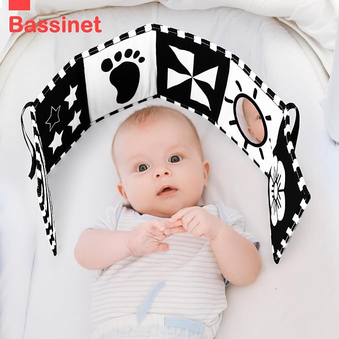URMYWO Black and White Baby Toys, Tummy Time High Contrast Newborn Toys 0-3 - Image 8