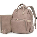 Premium Vegan Leather Diaper Bag Backpack by ROSEGIN