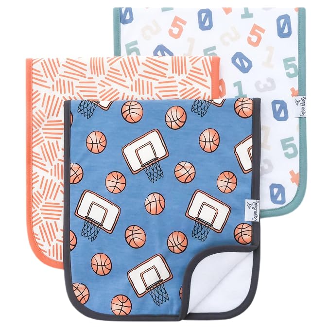 Copper Pearl Premium Baby Burp Cloths by CopperPearl