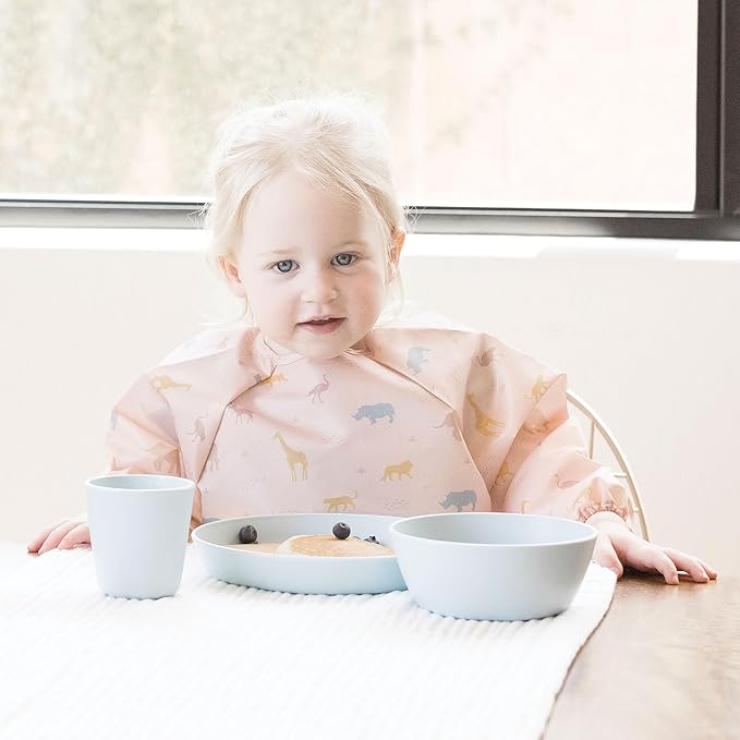 Tiny Twinkle Long Sleeve Bib for Babies & Toddlers – Waterproof Smock Bib for - Image 2