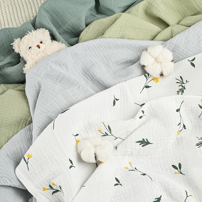 GLLQUEN BABY Muslin Swaddle Blankets - Image 8