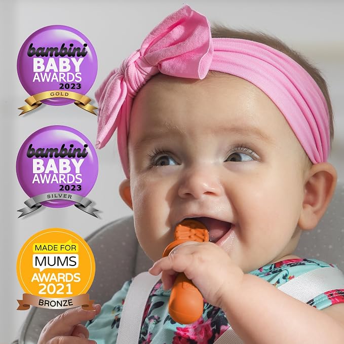 TalkTools ITSY Tiny Silicone Spoons – Twin Pack Soft Silicone Self-Feeding - Image 4